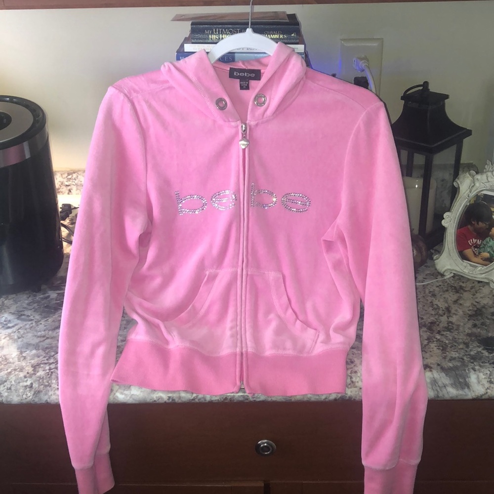 BEBE zip up jacket